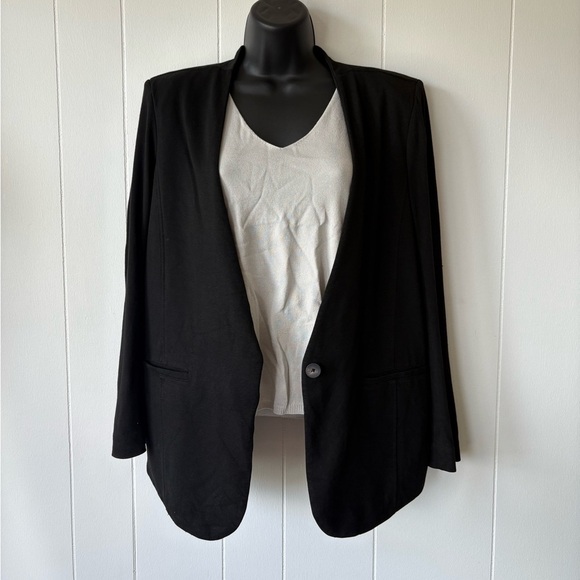 Helmut Lang Black Blazer with Structured Shoulders | Size M - Picture 4 of 7